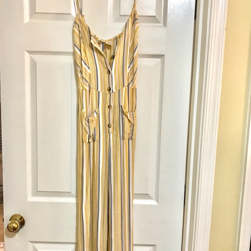 Yellow jumpsuit button up from Nordstrom rack